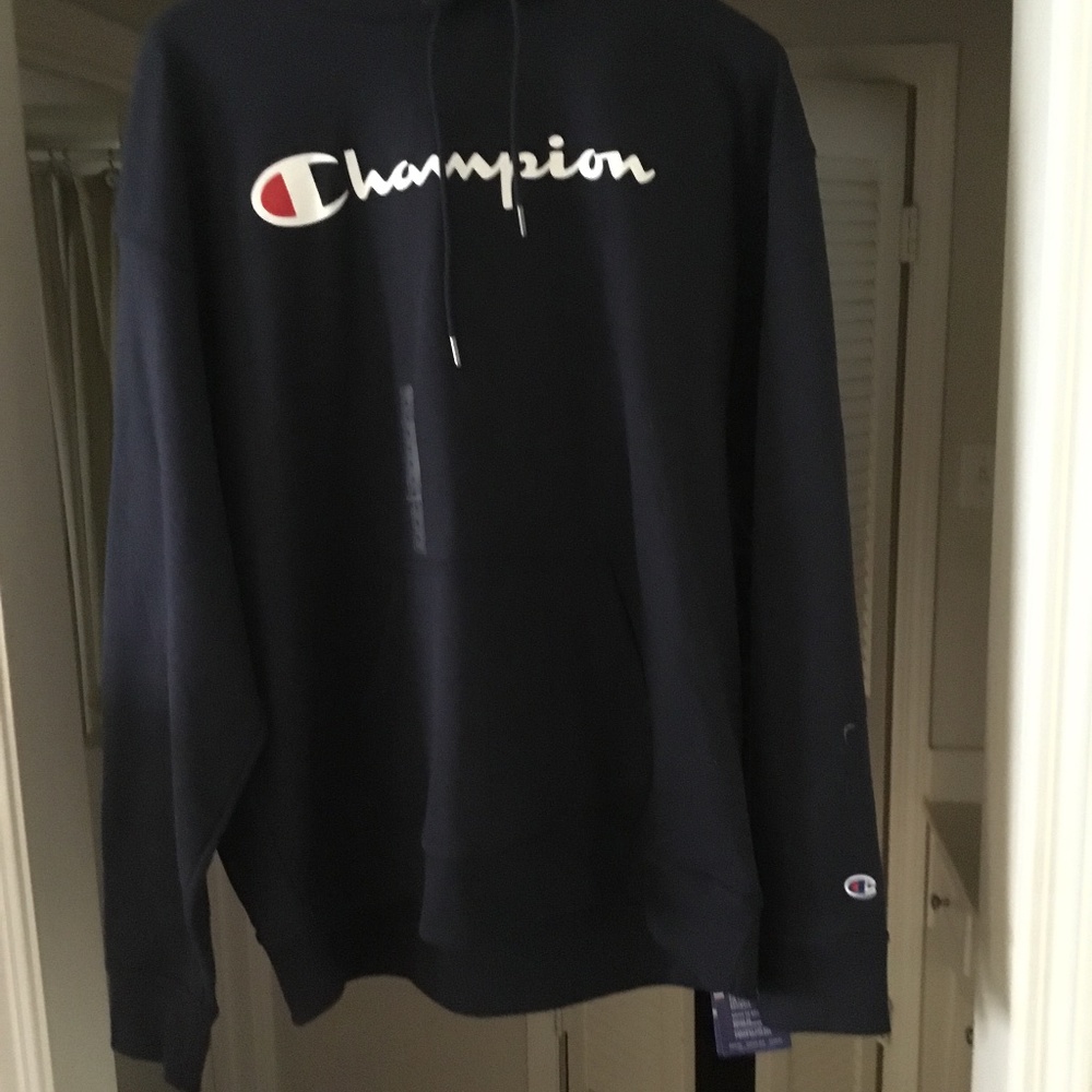 Xl CHAMPION HOODIE, NEW WITH TAGS